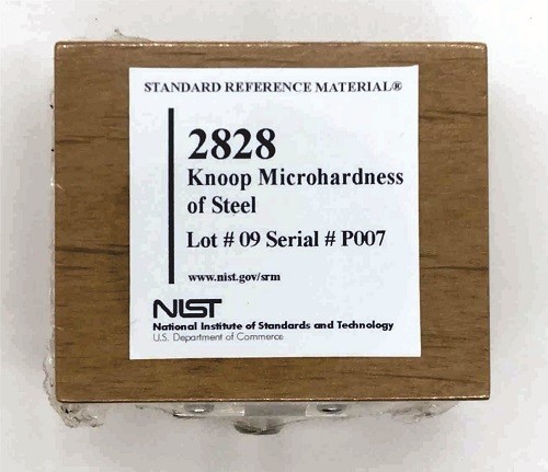 SRM 2828  鋼的Knoop顯微硬度標(biāo)準(zhǔn)品
