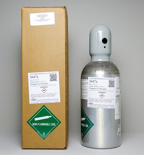 SRM 2647a 氮?dú)庵械谋闃?biāo)準(zhǔn)品(公稱含量為2500毫微升/摩爾)