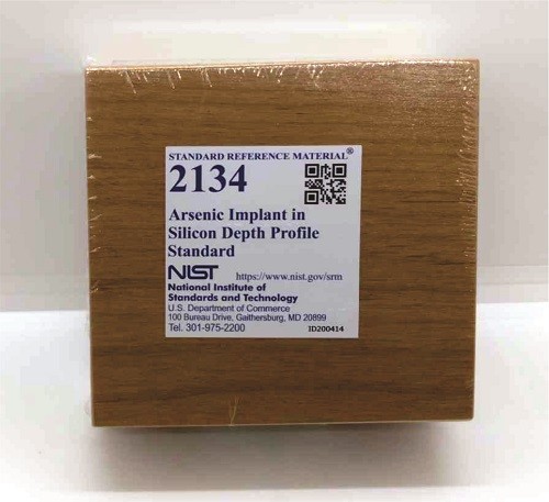 SRM 2134  硅深度剖面標準中的砷植入標準品