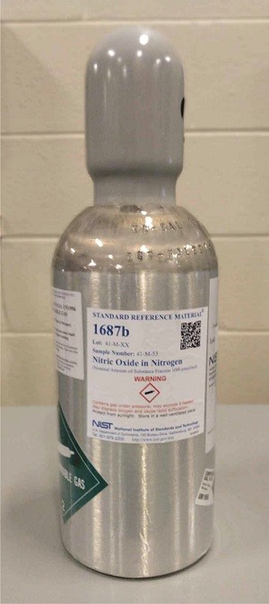 SRM 1687b 氮氣中的一氧化氮(公稱量-物質(zhì)分數(shù)1000毫微升/摩爾)標準品